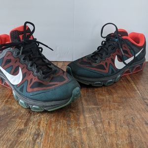 Nike air max tailwind 7 running shoes black/ orange 683632-008 men's size 11